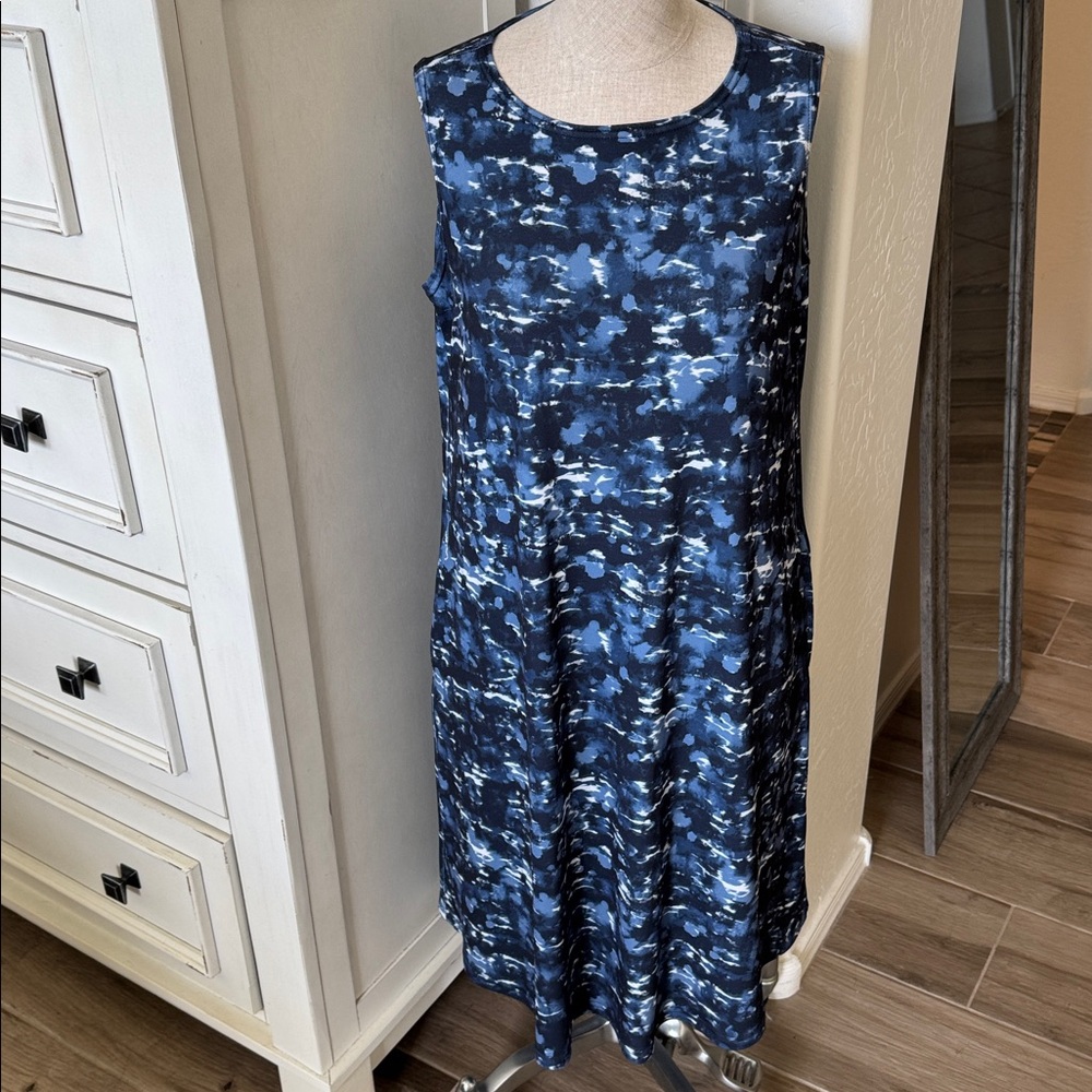 Sympli 10 abstract print dress